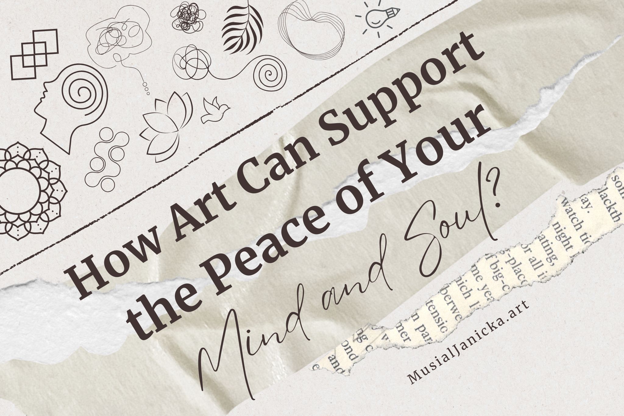 How Art Can Support the Peace of Your Mind and Soul - blog banner