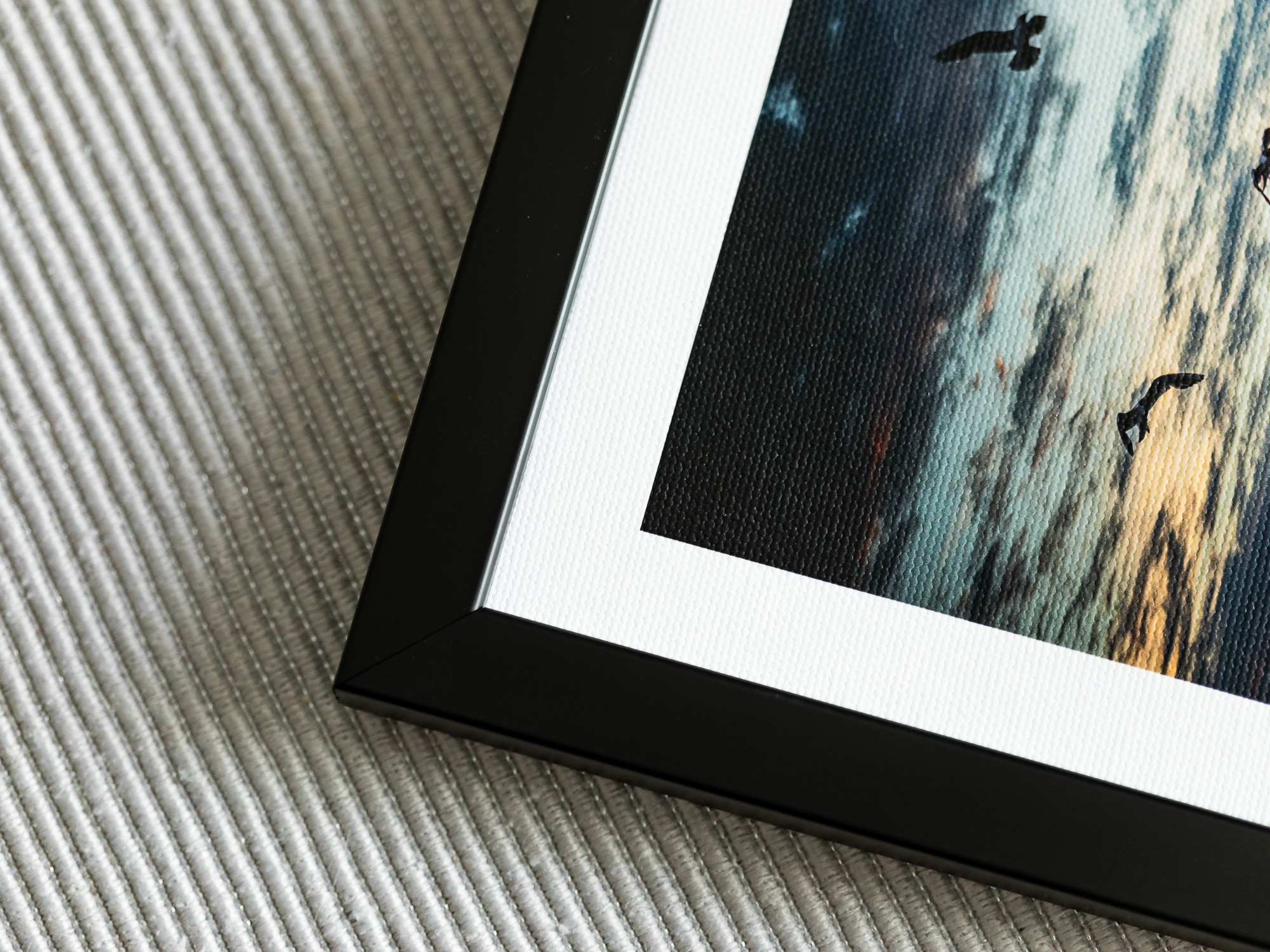 framed canvas wall art print