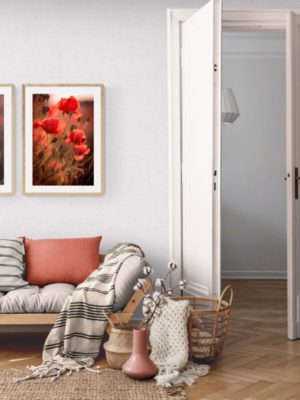 Fine Art Photography - Joanna Musiał-Janicka, musialjanicka.art (10) Limited edition fine art print showcasing the beauty of red poppies in a boho aesthetic.