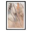 Linen Breeze of Hope – minimalist framed canvas wall art in calm beige tones