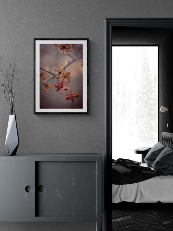 Mindfulnes in autumn-Fine Art Photography - Joanna Musiał-Janicka, musialjanicka.art (17) Limited edition artwork of dry florals by Joanna Musiał-Janicka, a serene botanical photography piece with warm brown hues.