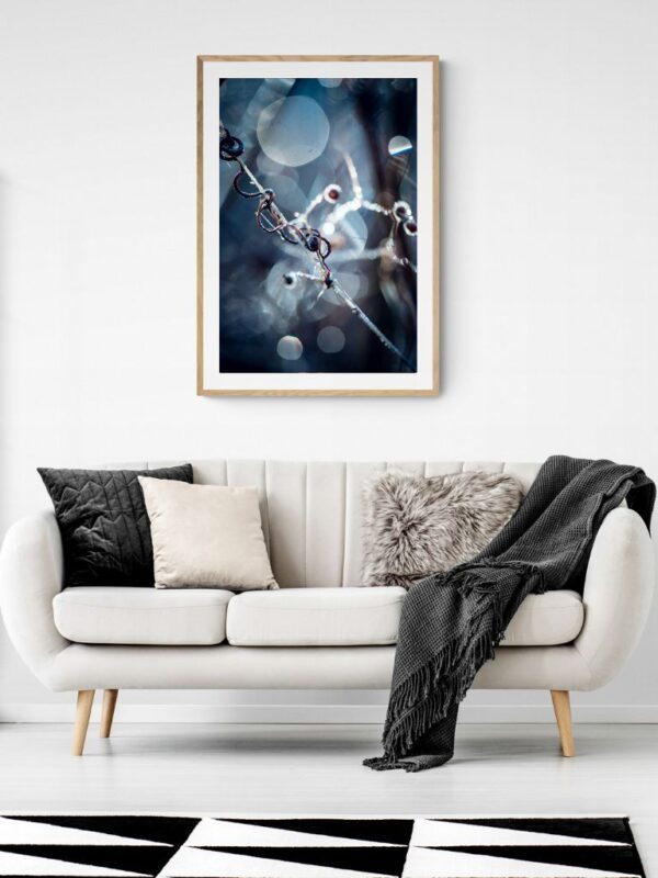 Freedom & Hope - Fine Art Photography - Joanna Musiał-Janicka, musialjanicka.art (2) Delicate branches set against a bright, shimmering backdrop, with subtle circular light flares creating a serene atmosphere.