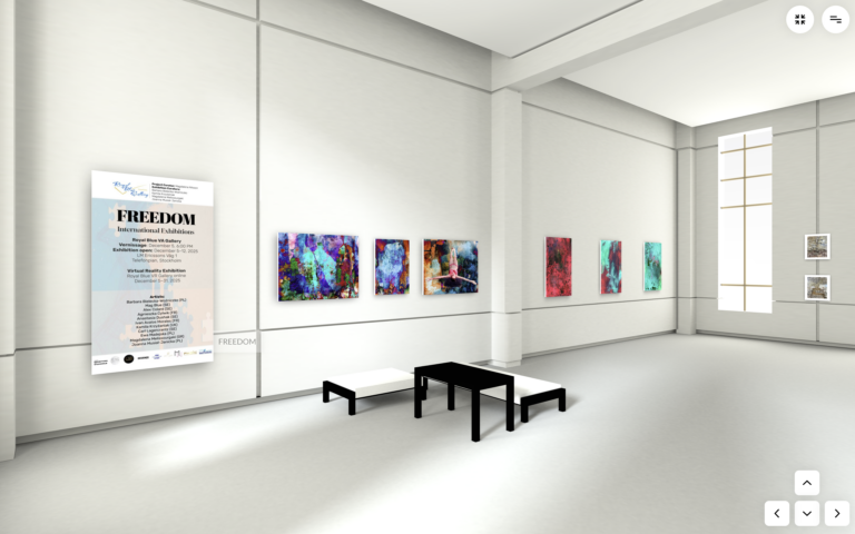 Baner Międzynarodowej Wystawy VR FREEDOM Sztokholm