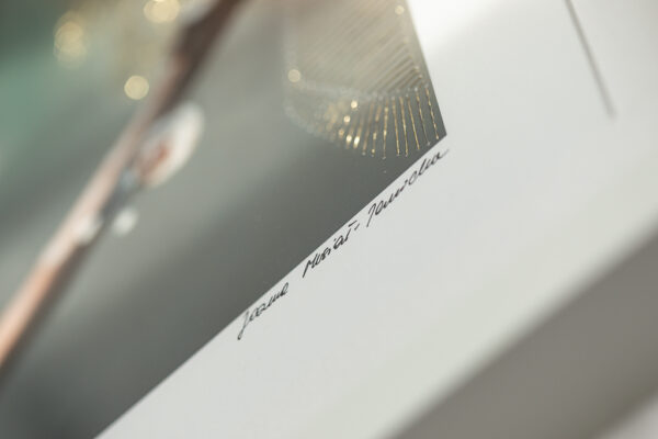 fotografia slow art z ręcznym haftem sztuka współczesna ręcznie sygnowana przez artystę