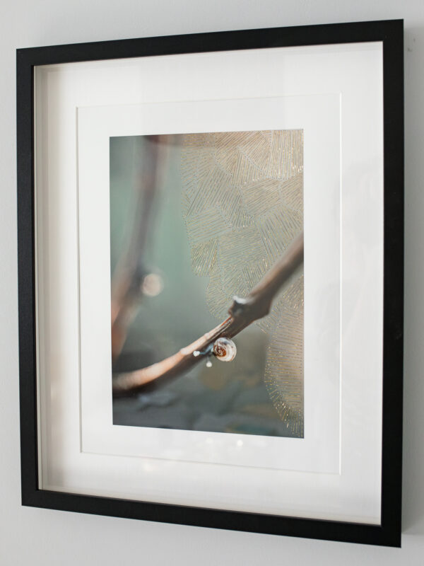 współczesna sztuka kolekcjonerska ręcznie haftowana odbitka artystyczna