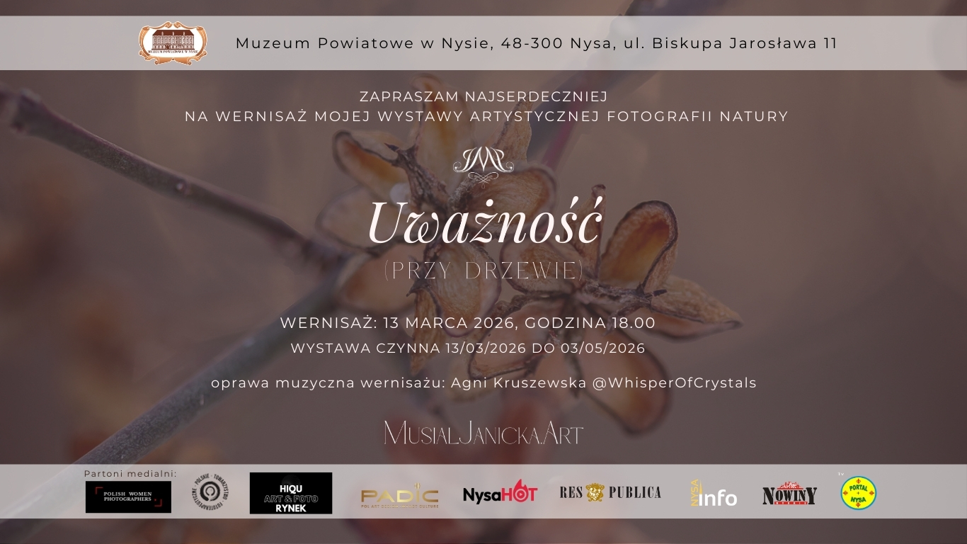 Exhibition Mindfulness (By the Tree) banner Joanna Musiał-Janicka