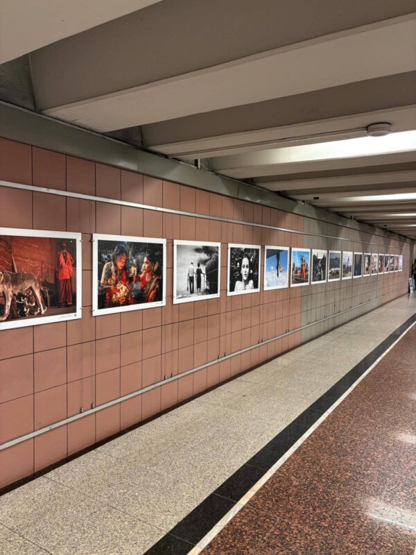 Fine art photographs displayed at the Underground Arts Academy exhibition in Warsaw, June 2026