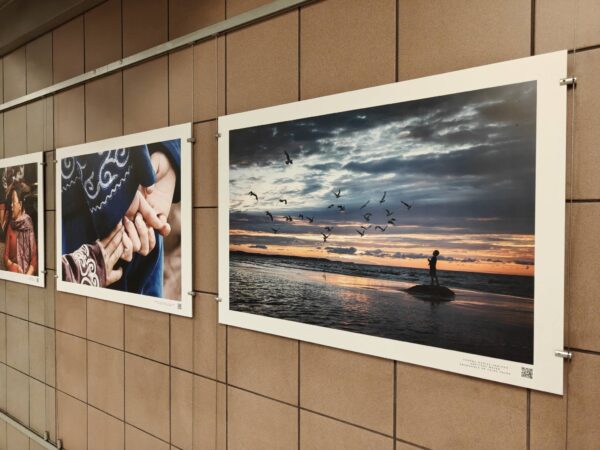 Artwork by Joanna Musiał-Janicka displayed at the "There Is Another World Too" photography exhibition in Warsaw