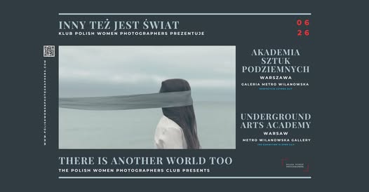 Poster for the "There Is Another World Too" photography exhibition in Warsaw